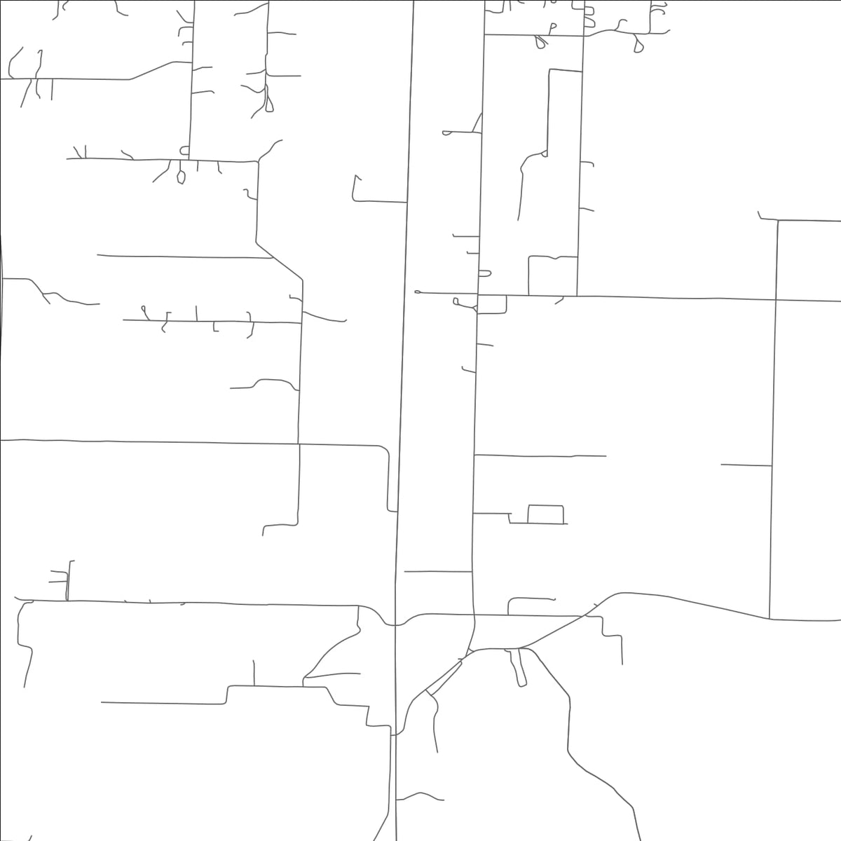 ROAD MAP OF HIGHLANDVILLE, MISSOURI BY MAPBAKES