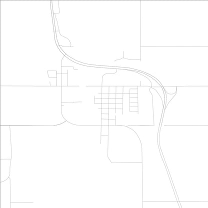 ROAD MAP OF JANESVILLE, LOWA BY MAPBAKES