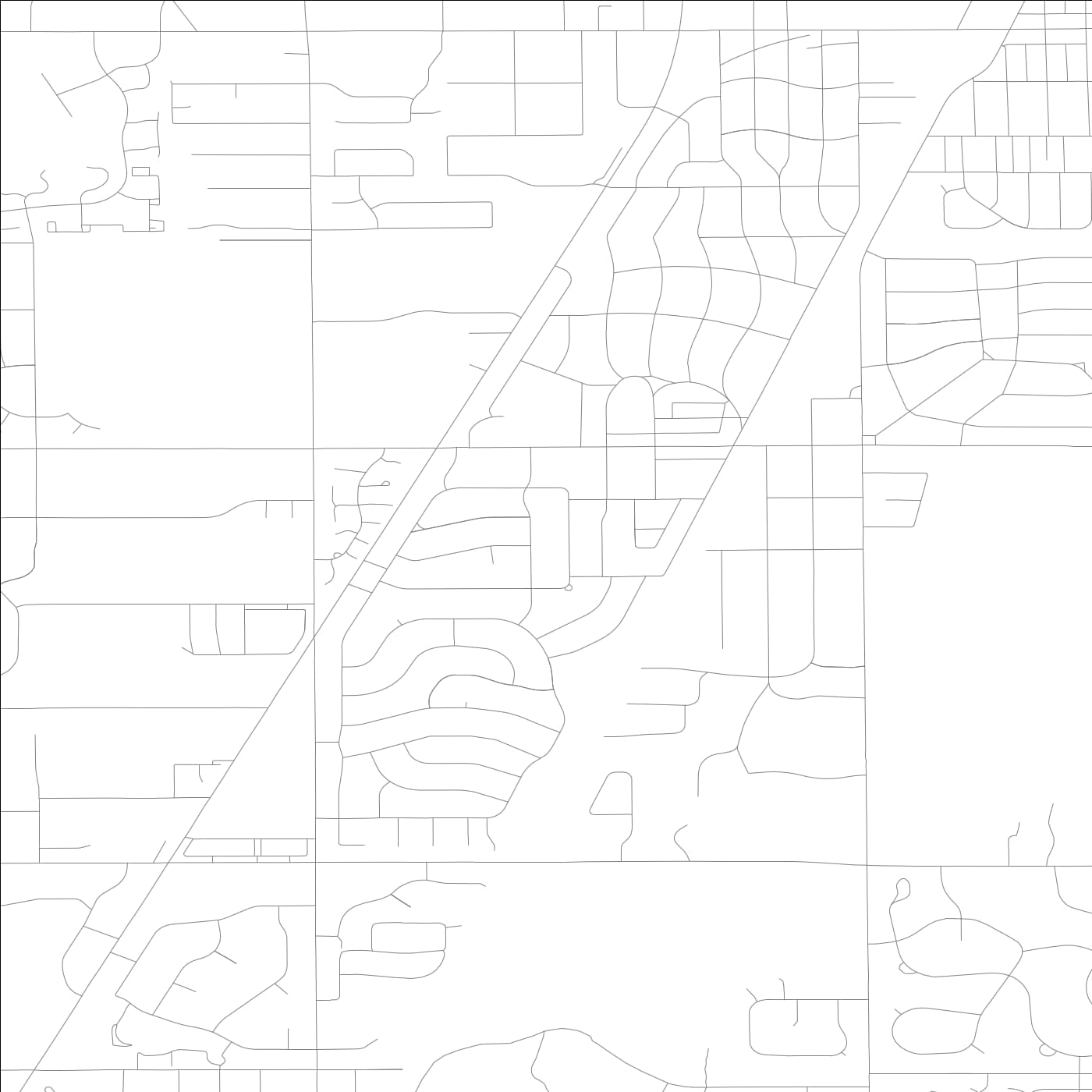 ROAD MAP OF FLOSSMOOR, ILLINOIS BY MAPBAKES