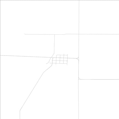 ROAD MAP OF FOOSLAND, ILLINOIS BY MAPBAKES