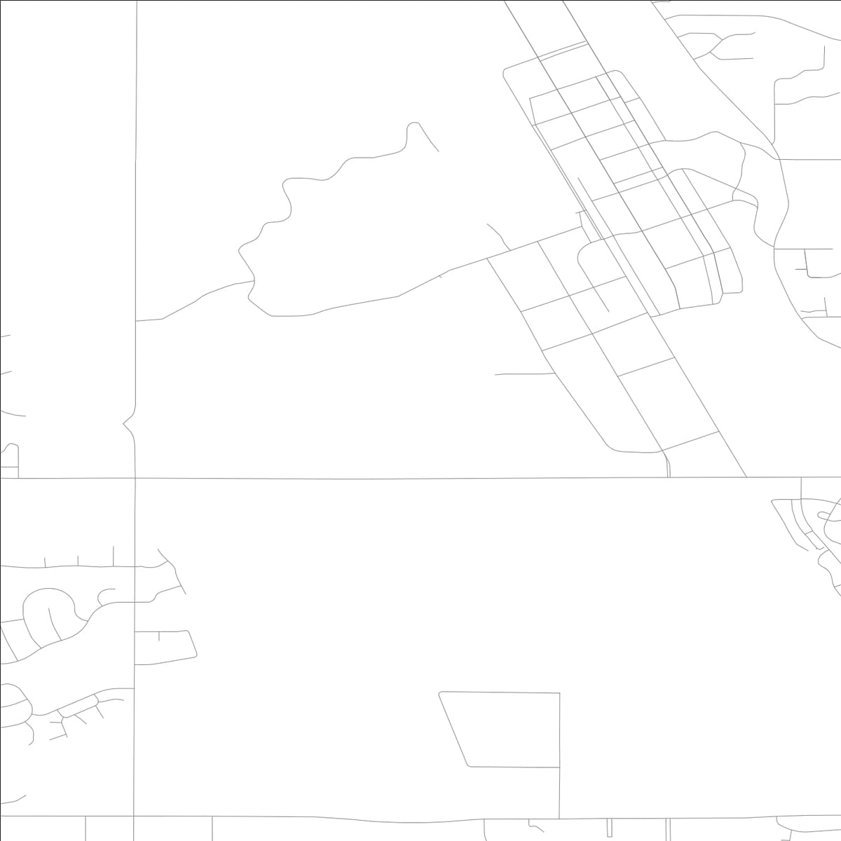ROAD MAP OF JOHNSTON, LOWA BY MAPBAKES