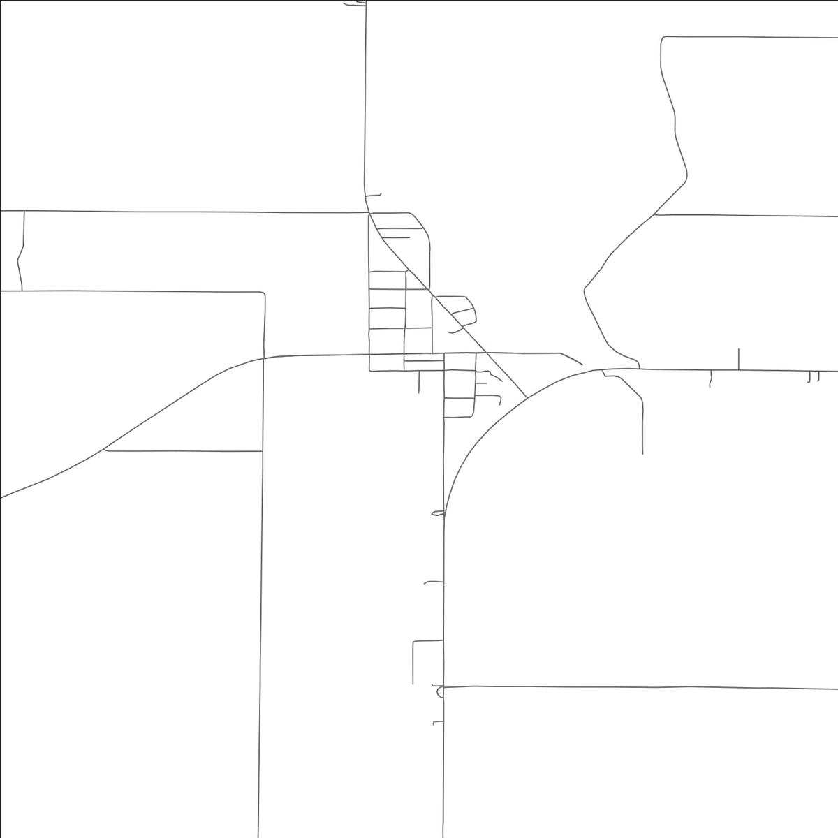 ROAD MAP OF HOLCOMB, MISSOURI BY MAPBAKES