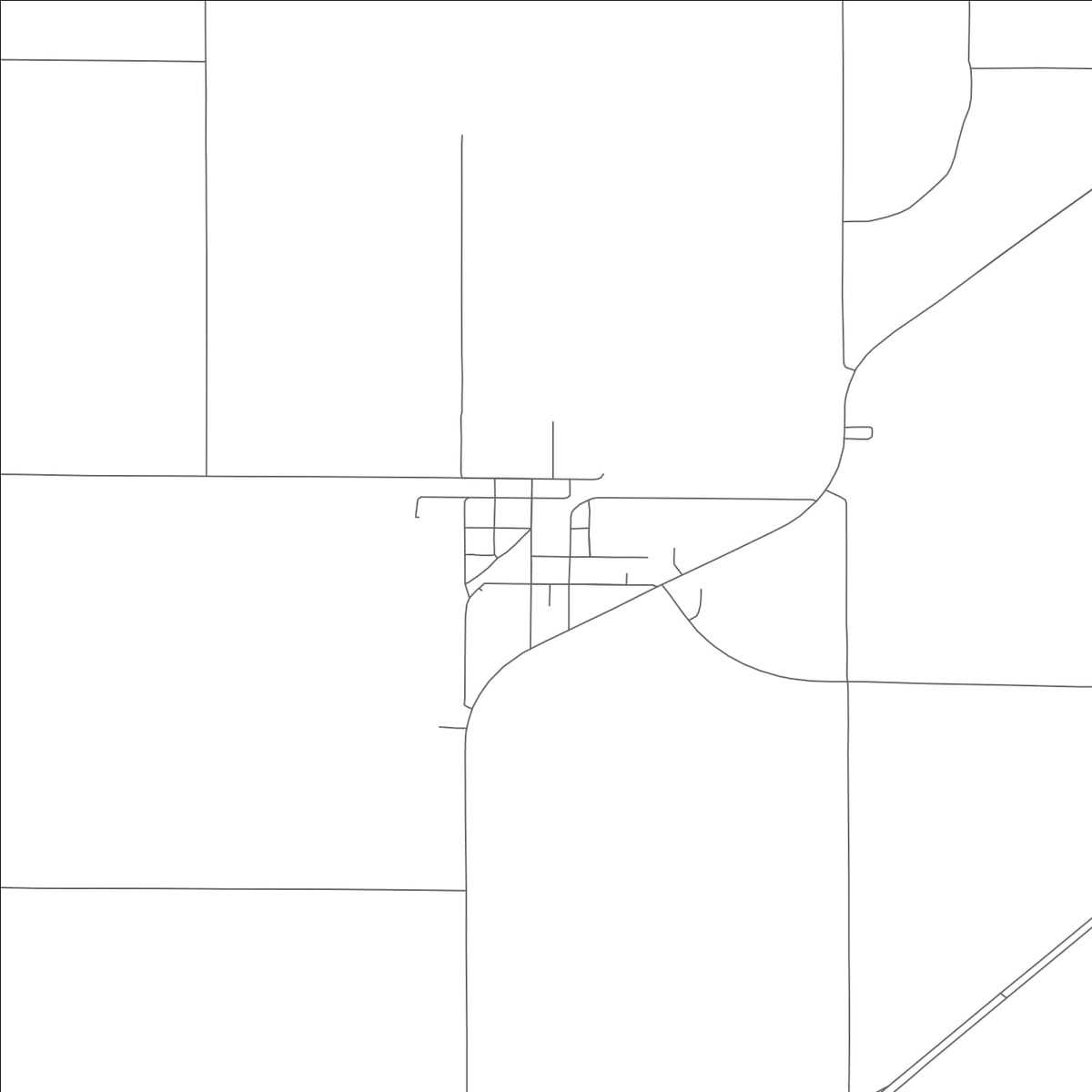 ROAD MAP OF HOLLAND, MISSOURI BY MAPBAKES
