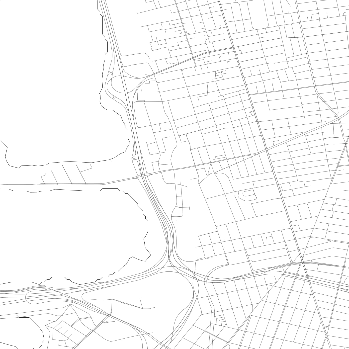 ROAD MAP OF EMERYVILLE, CALIFORNIA BY MAPBAKES