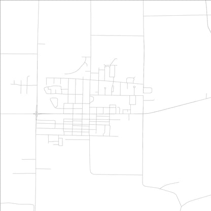 ROAD MAP OF KALONA, LOWA BY MAPBAKES