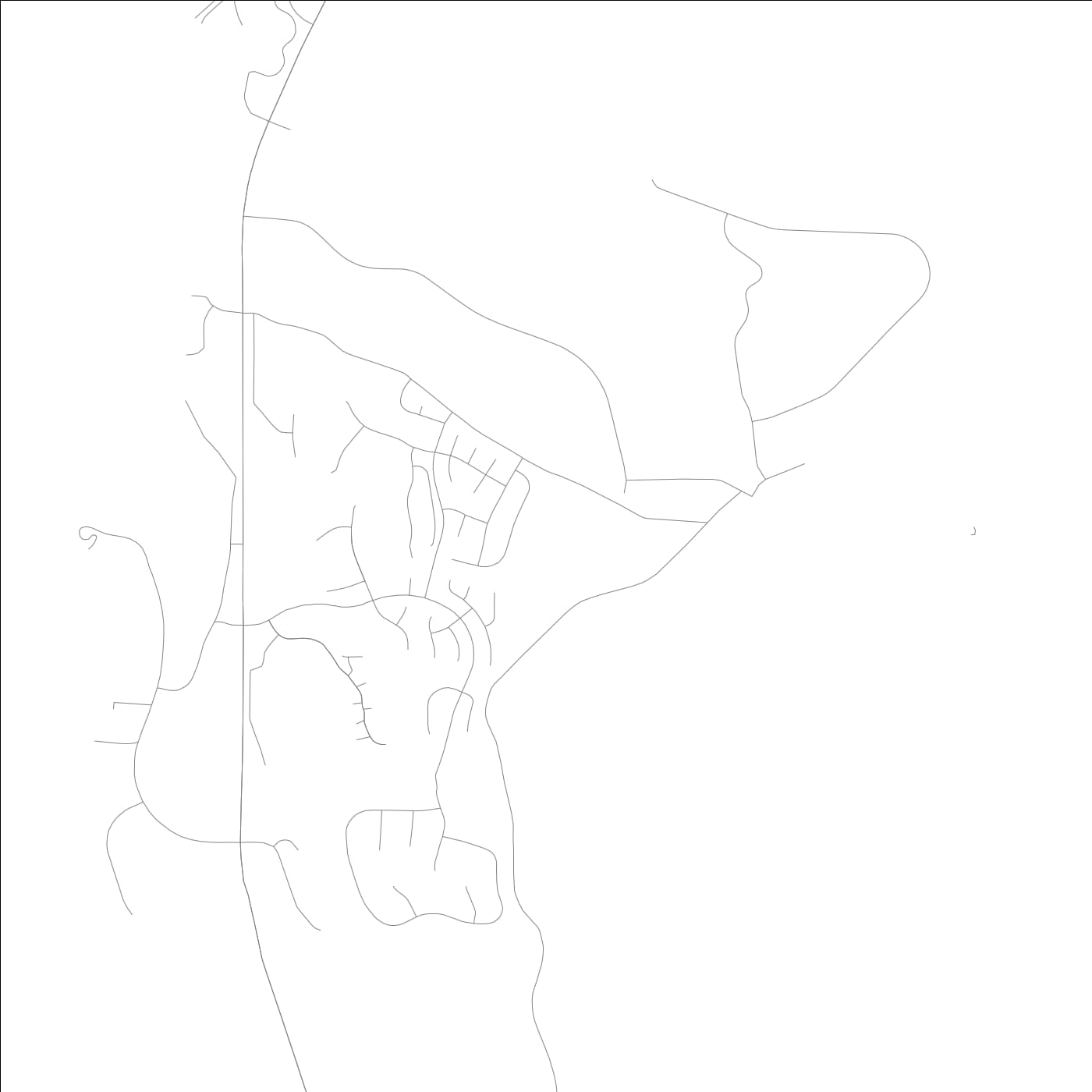 ROAD MAP OF KAANAPALI, HAWAII BY MAPBAKES