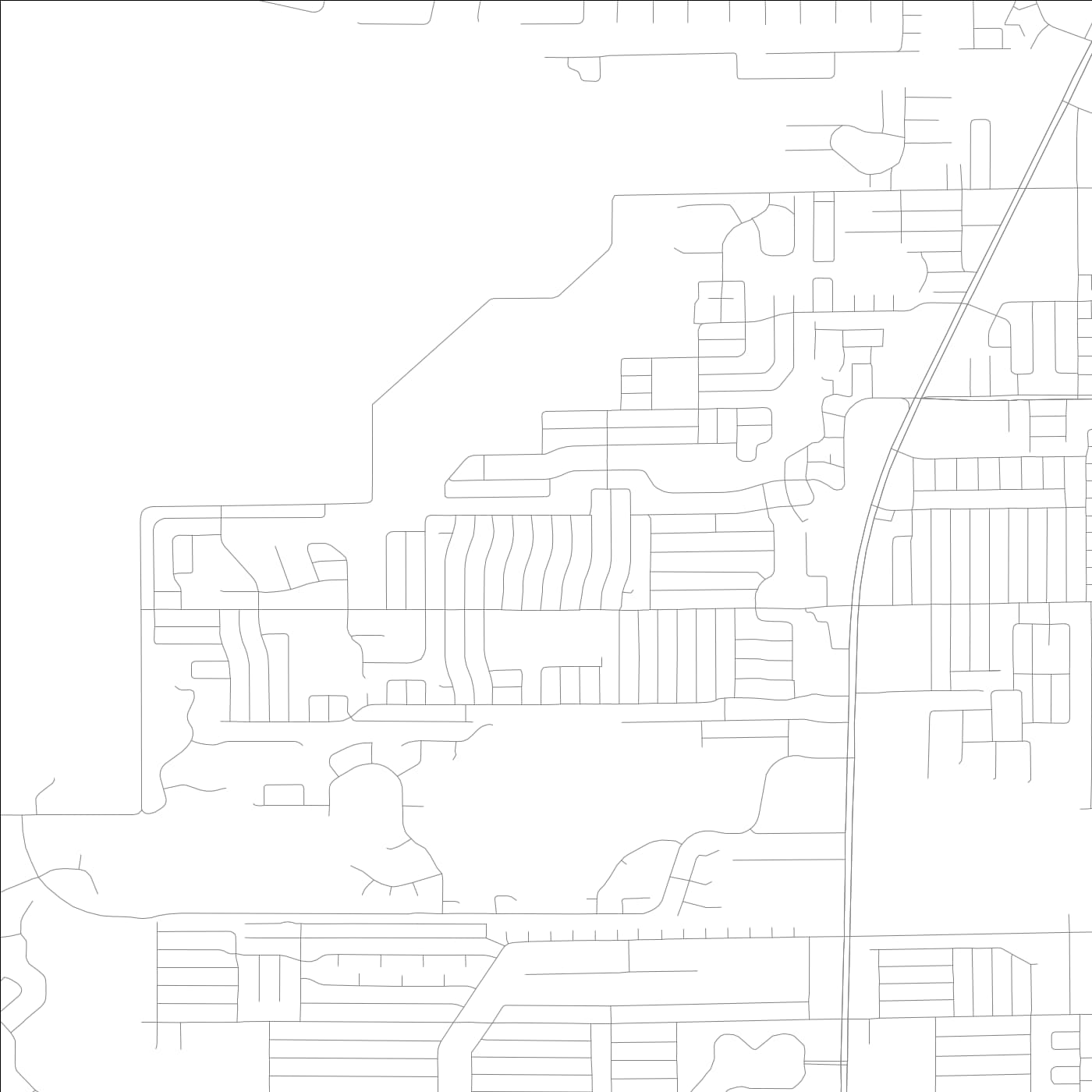 ROAD MAP OF BEACON SQUARE, FLORIDA BY MAPBAKES