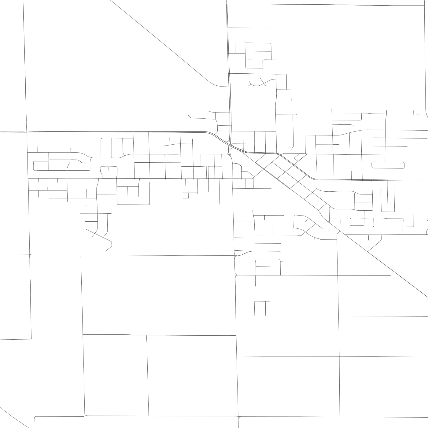 ROAD MAP OF ESCALON, CALIFORNIA BY MAPBAKES