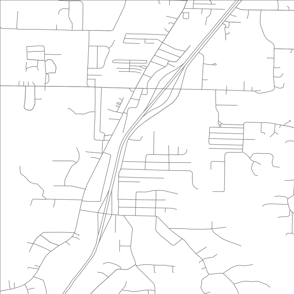 ROAD MAP OF HOLTS SUMMIT, MISSOURI BY MAPBAKES