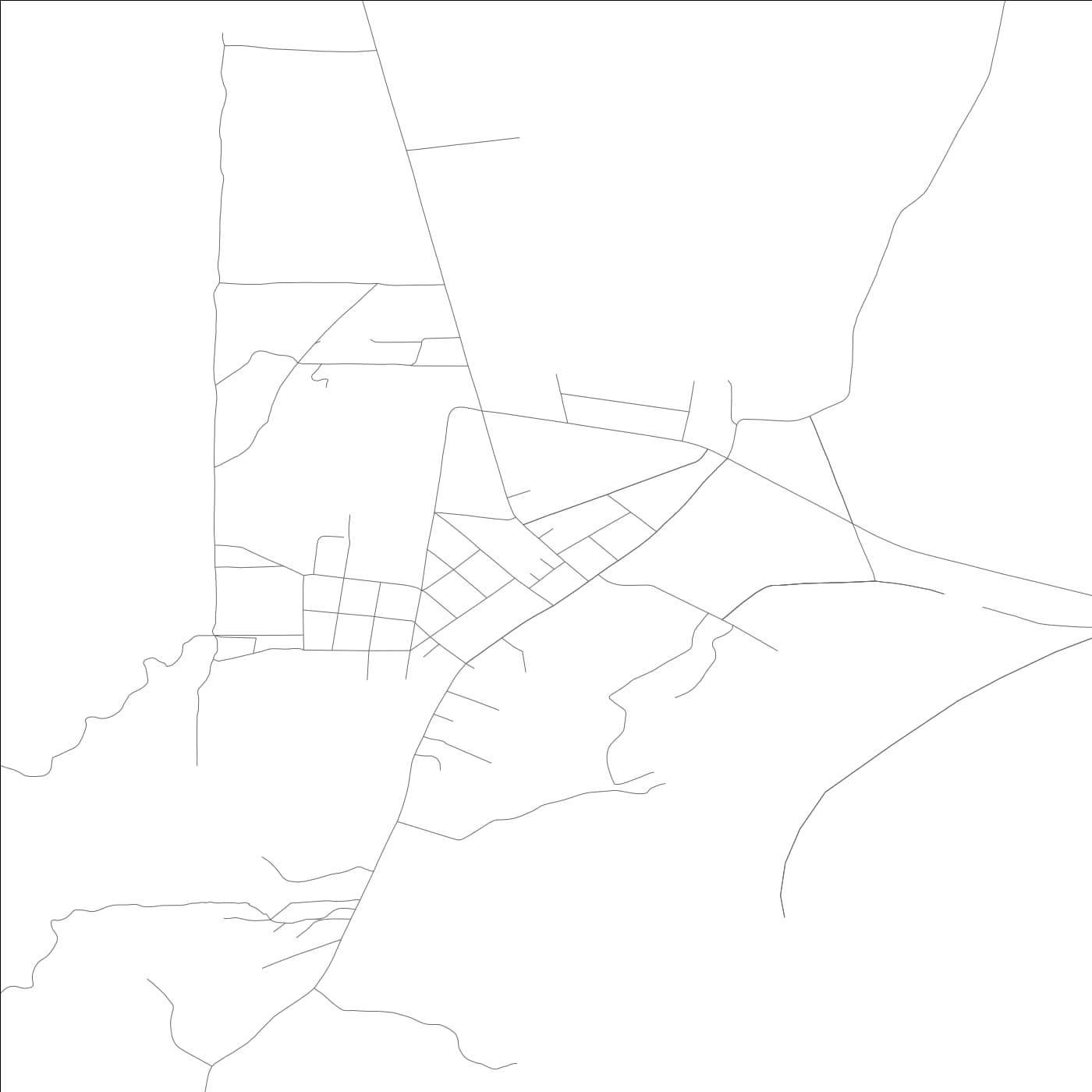 ROAD MAP OF ETNA, CALIFORNIA BY MAPBAKES