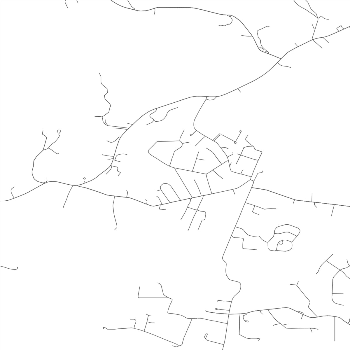 ROAD MAP OF HORINE, MISSOURI BY MAPBAKES
