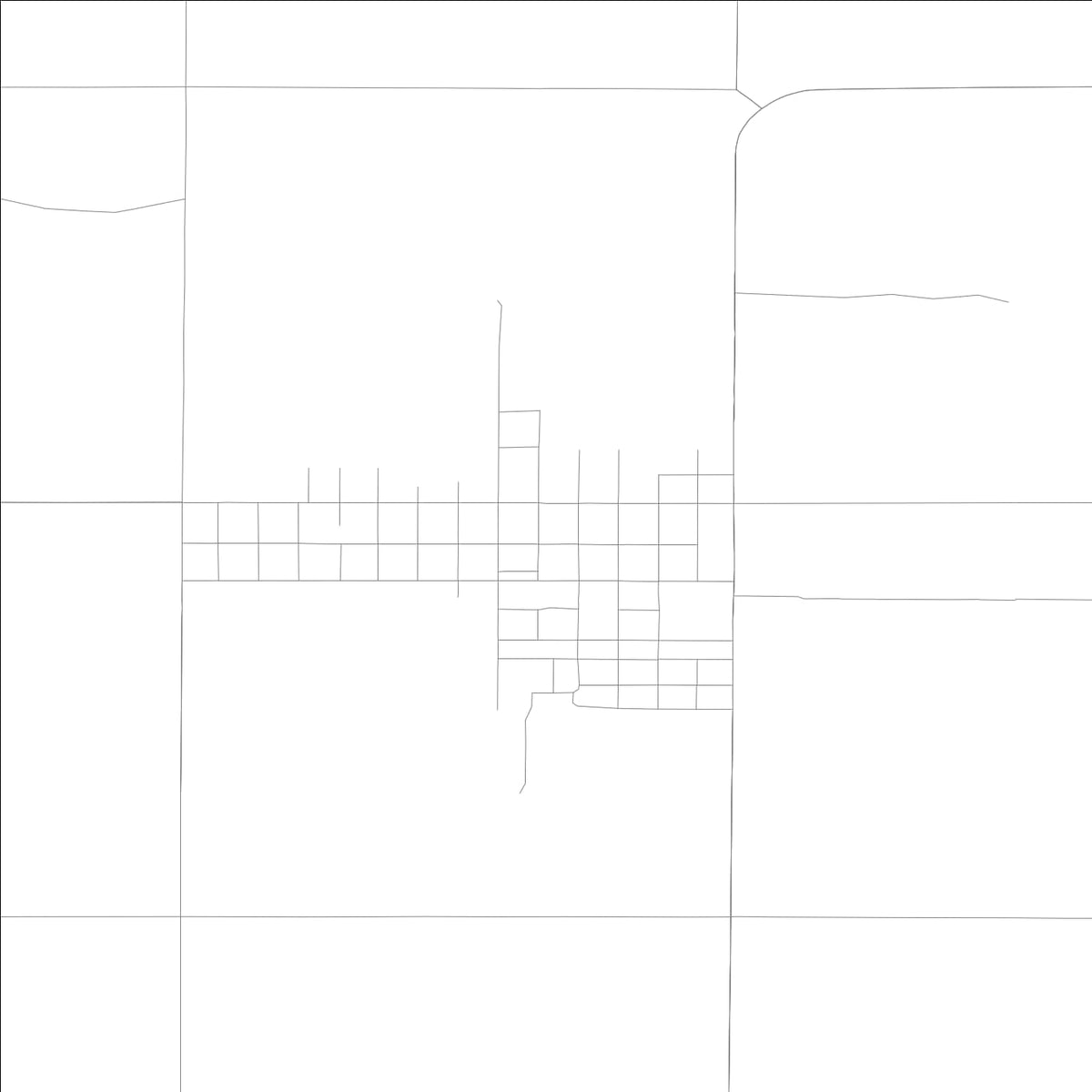 ROAD MAP OF KEOTA, LOWA BY MAPBAKES