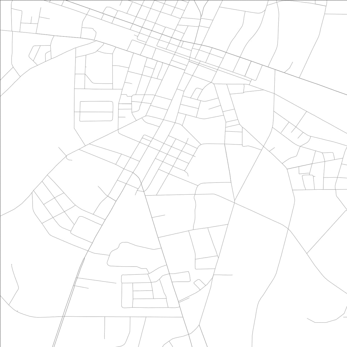 ROAD MAP OF BAXLEY, GEORGIA BY MAPBAKES