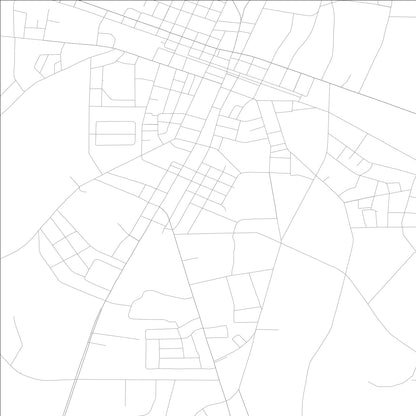 ROAD MAP OF BAXLEY, GEORGIA BY MAPBAKES