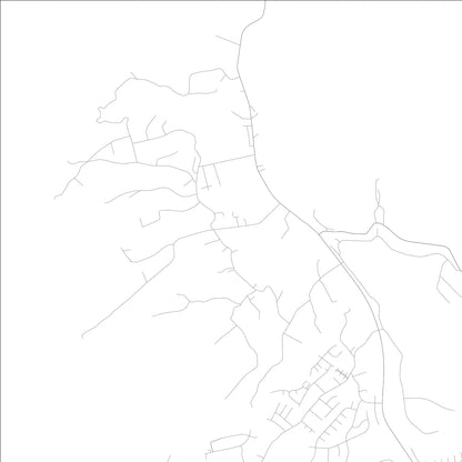 ROAD MAP OF KAHALUU, HAWAII BY MAPBAKES