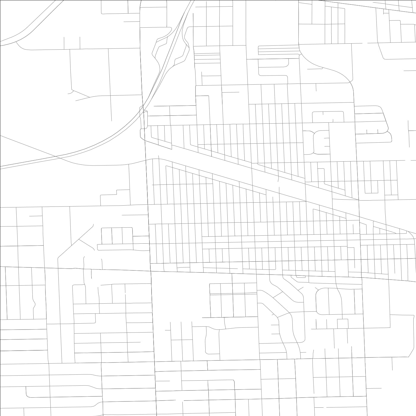 ROAD MAP OF FRANKLIN PARK, ILLINOIS BY MAPBAKES