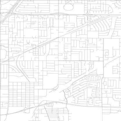 ROAD MAP OF FAIRFIELD, CALIFORNIA BY MAPBAKES