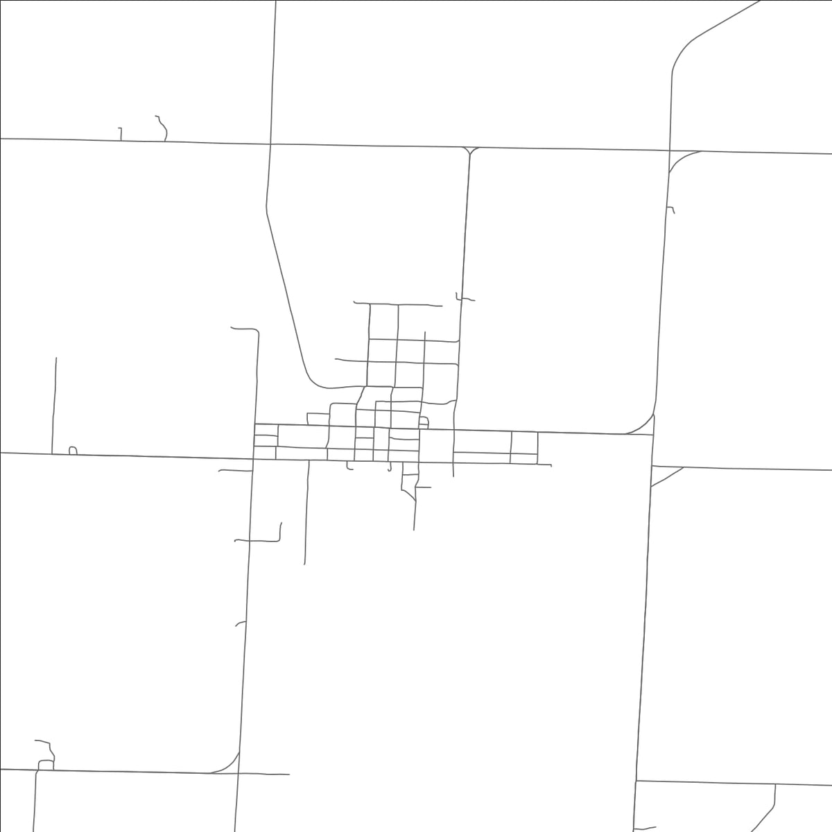 ROAD MAP OF HUME, MISSOURI BY MAPBAKES