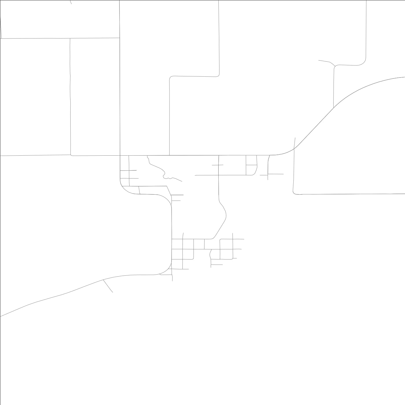 ROAD MAP OF FREEMAN SPUR, ILLINOIS BY MAPBAKES