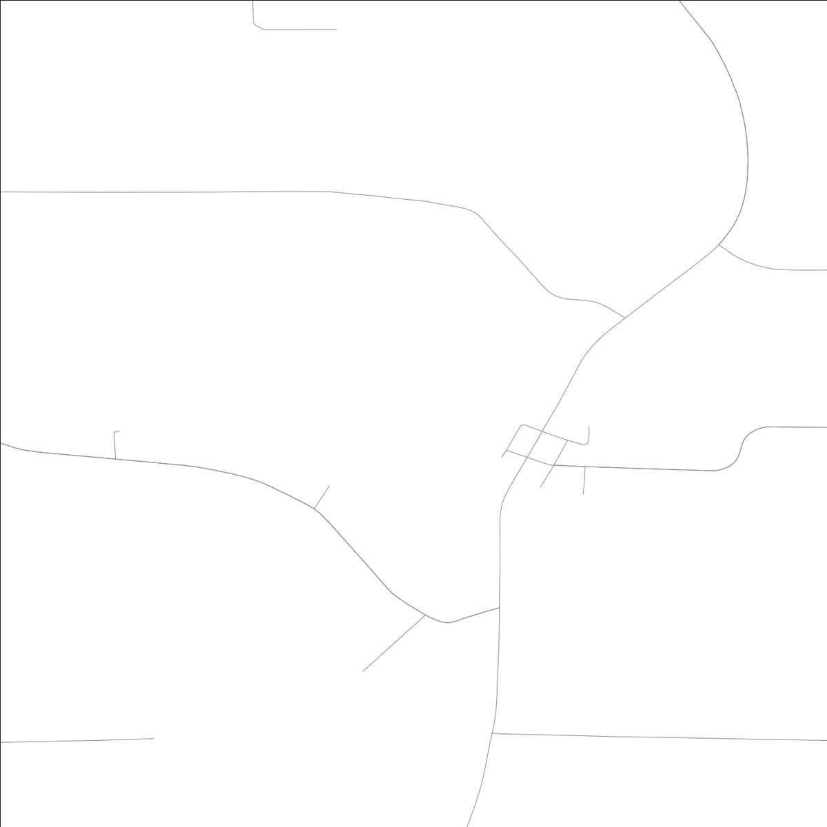 ROAD MAP OF KINGSTON, LOWA BY MAPBAKES