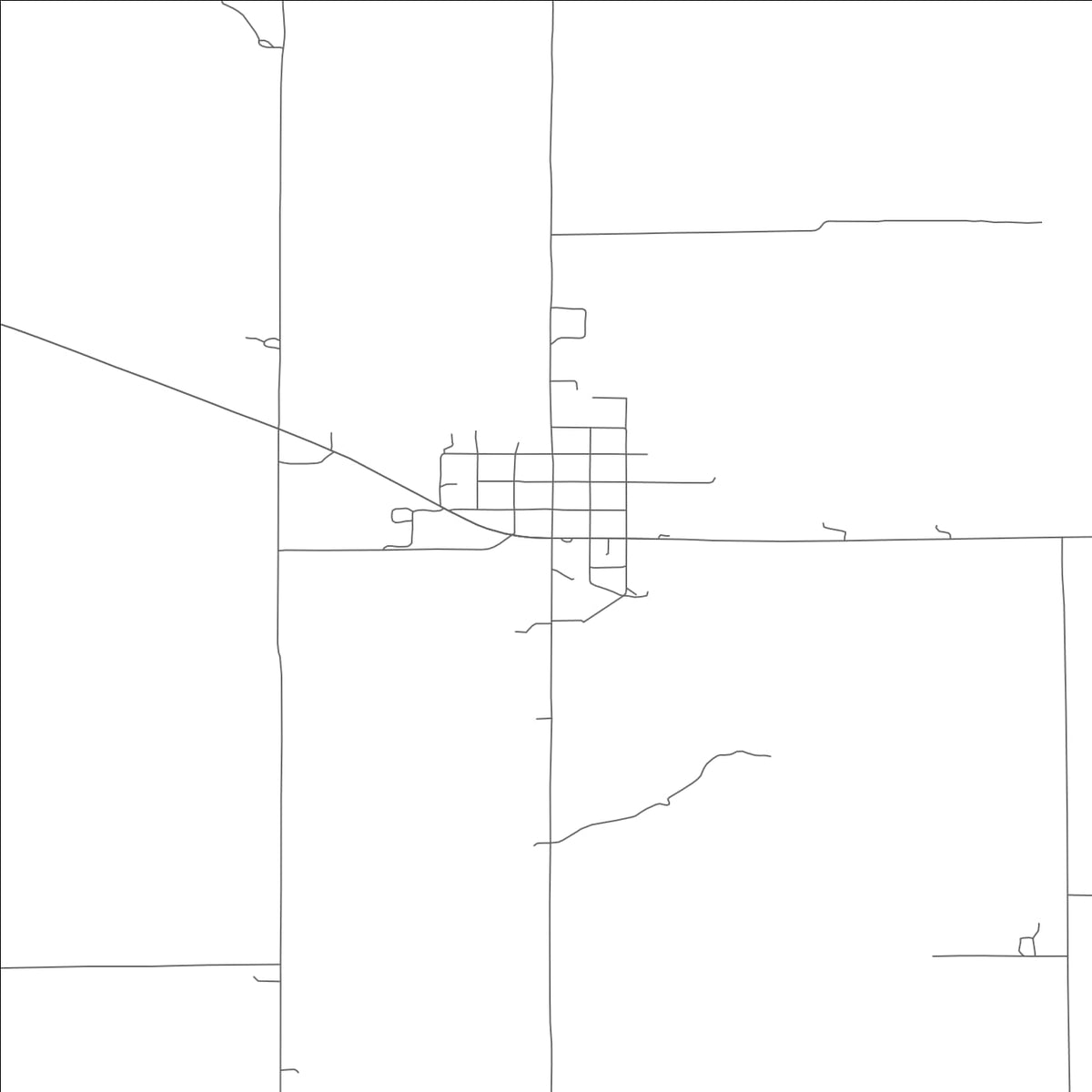 ROAD MAP OF HUMPHREYS, MISSOURI BY MAPBAKES