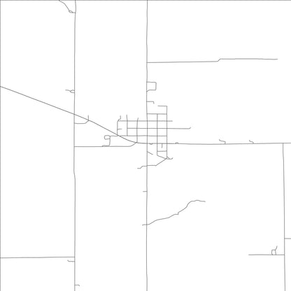 ROAD MAP OF HUMPHREYS, MISSOURI BY MAPBAKES