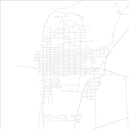 ROAD MAP OF FULTON, ILLINOIS BY MAPBAKES