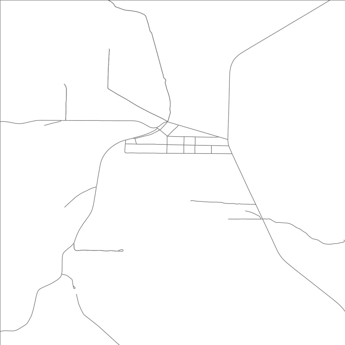 ROAD MAP OF HUNTER, MISSOURI BY MAPBAKES