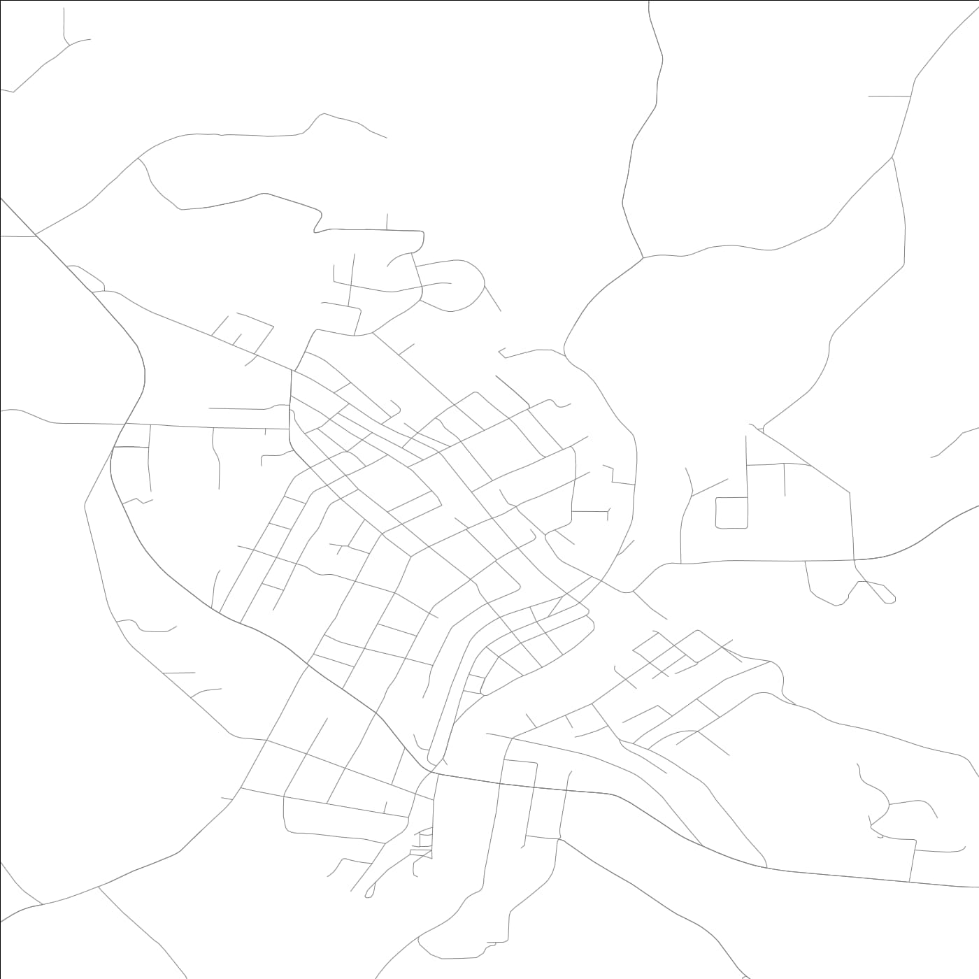 ROAD MAP OF GALENA, ILLINOIS BY MAPBAKES