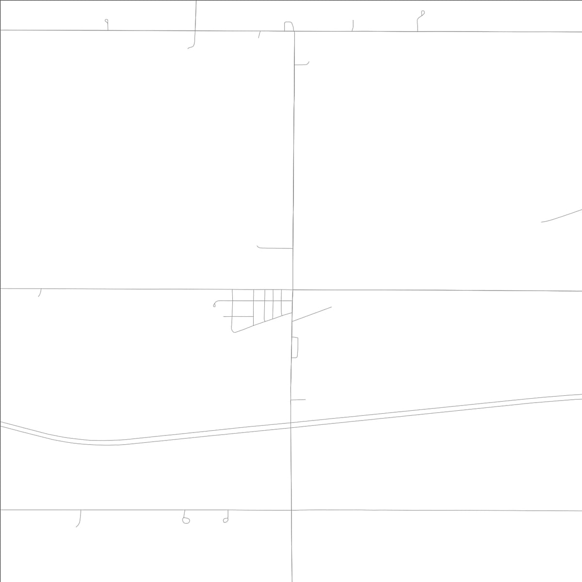 ROAD MAP OF KNIERIM, LOWA BY MAPBAKES