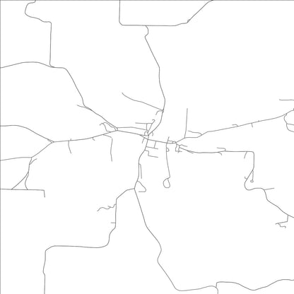 ROAD MAP OF HURLEY, MISSOURI BY MAPBAKES