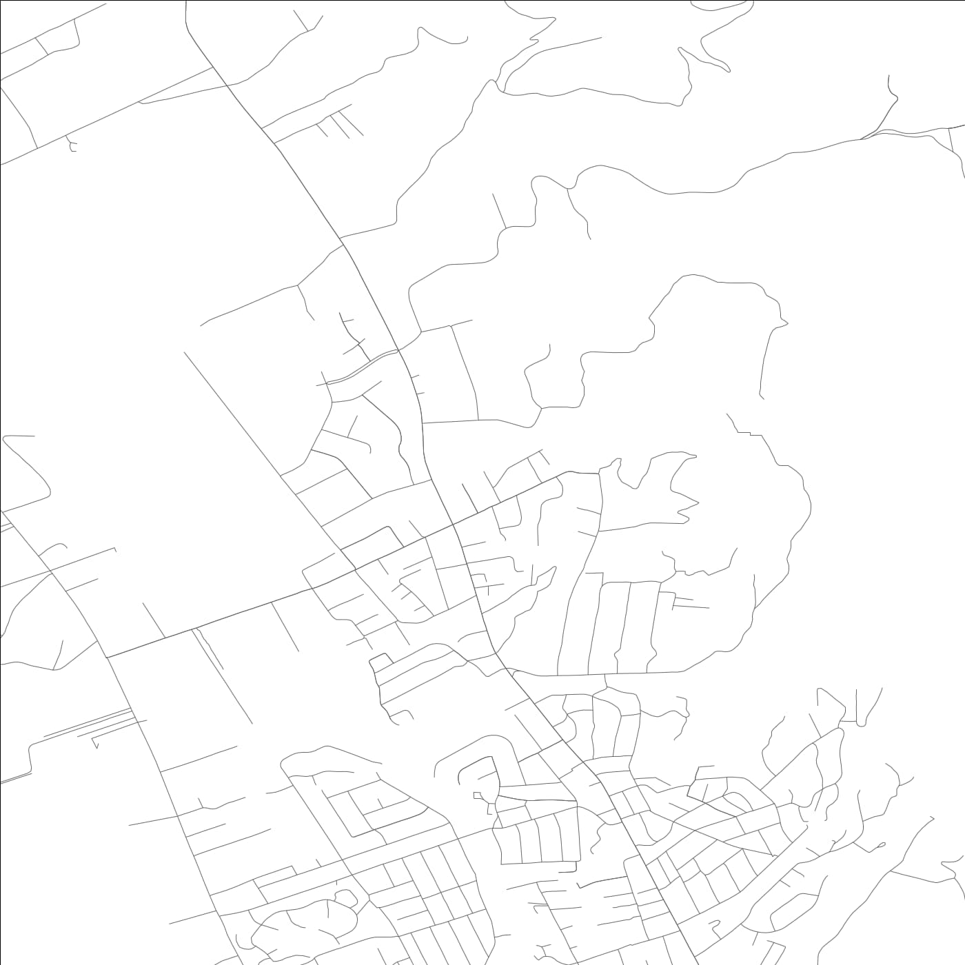 ROAD MAP OF FETTERS HOT SPRINGS AGUA CALIENTE, CALIFORNIA BY MAPBAKES