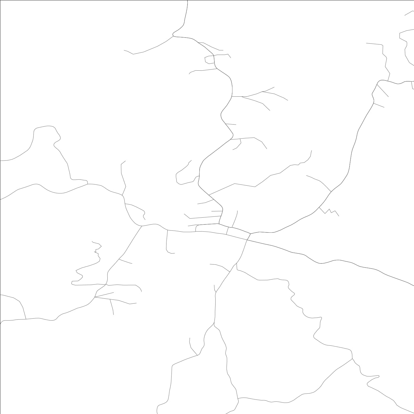 ROAD MAP OF FIDDLETOWN, CALIFORNIA BY MAPBAKES