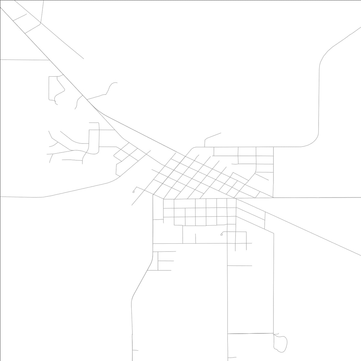 ROAD MAP OF LA PORTE CITY, LOWA BY MAPBAKES