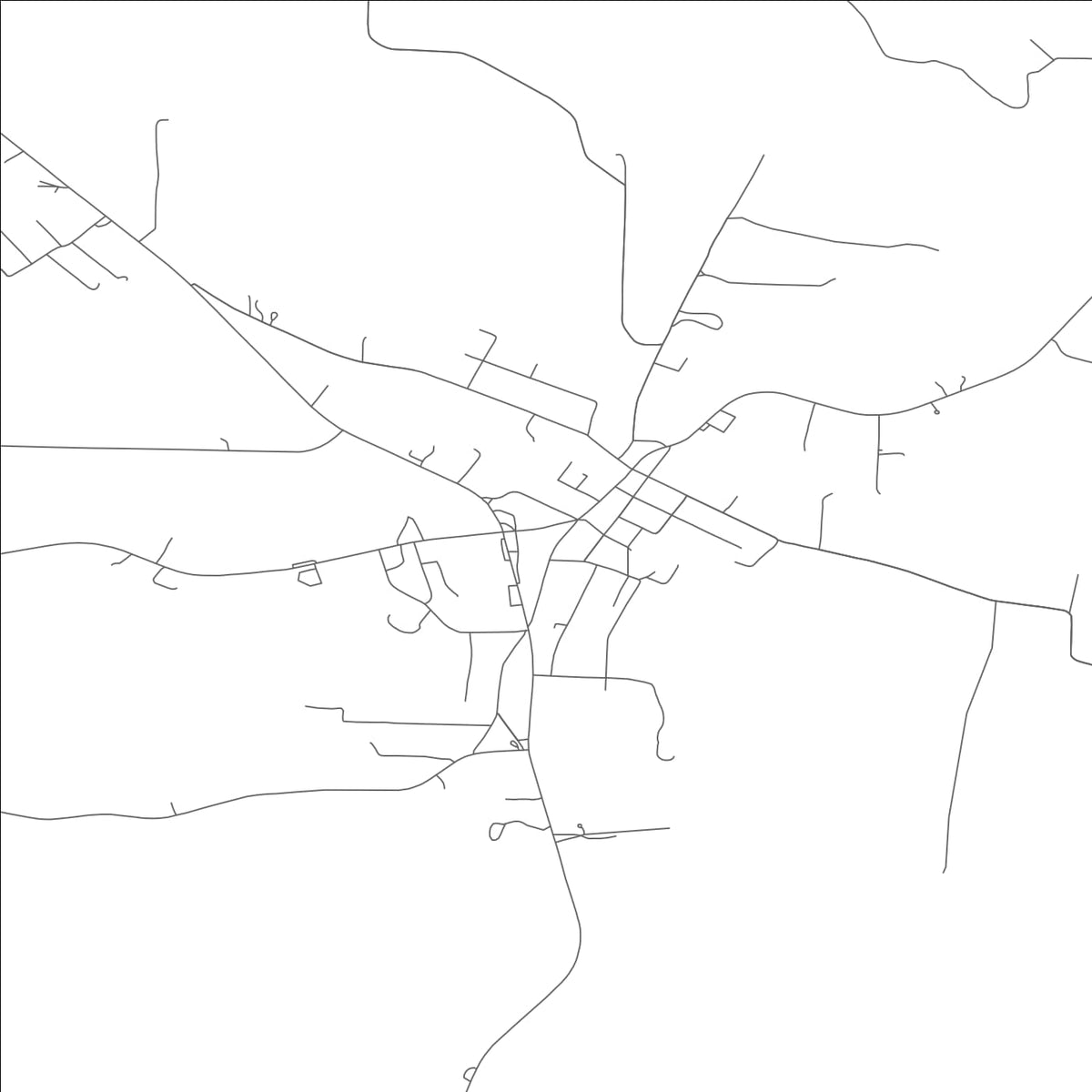 ROAD MAP OF IBERIA, MISSOURI BY MAPBAKES