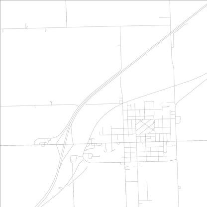 ROAD MAP OF GARDNER, ILLINOIS BY MAPBAKES