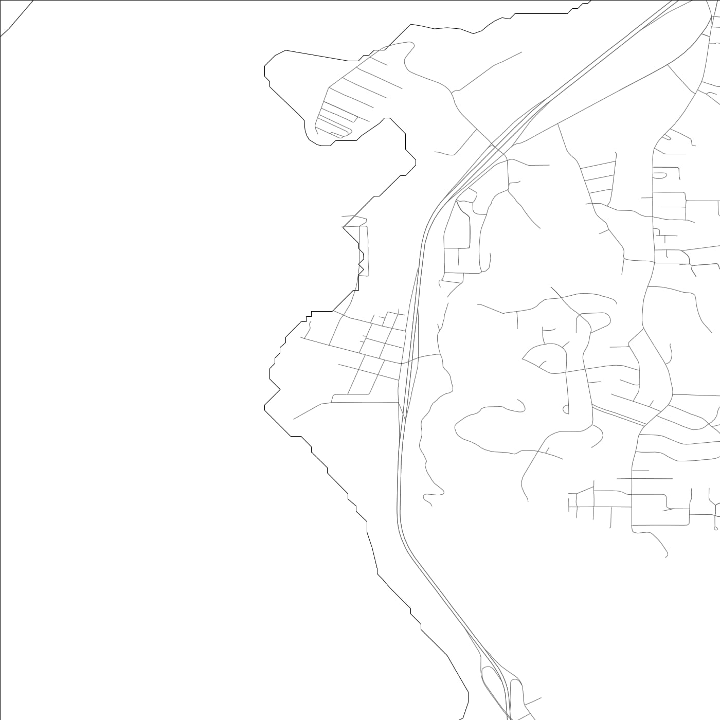 ROAD MAP OF FIELDS LANDING, CALIFORNIA BY MAPBAKES