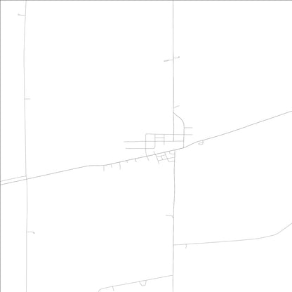 ROAD MAP OF LADORA, LOWA BY MAPBAKES
