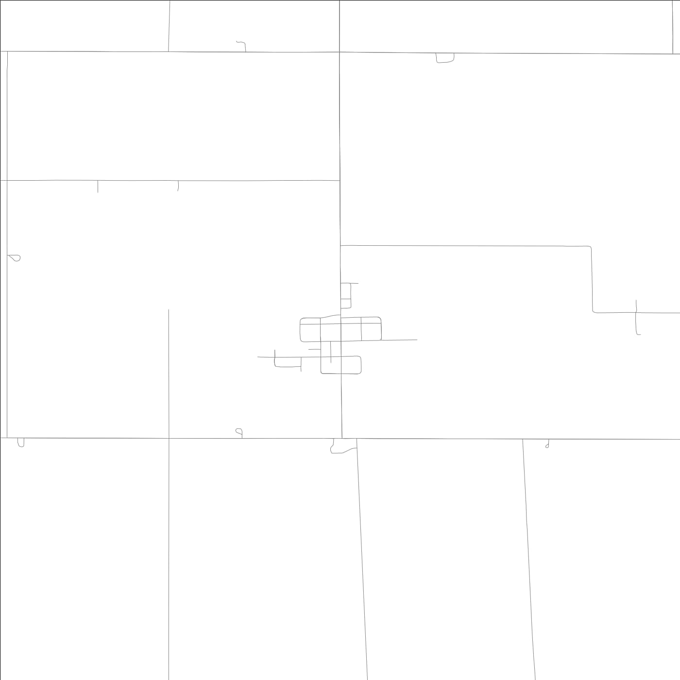 ROAD MAP OF GARRETT, ILLINOIS BY MAPBAKES