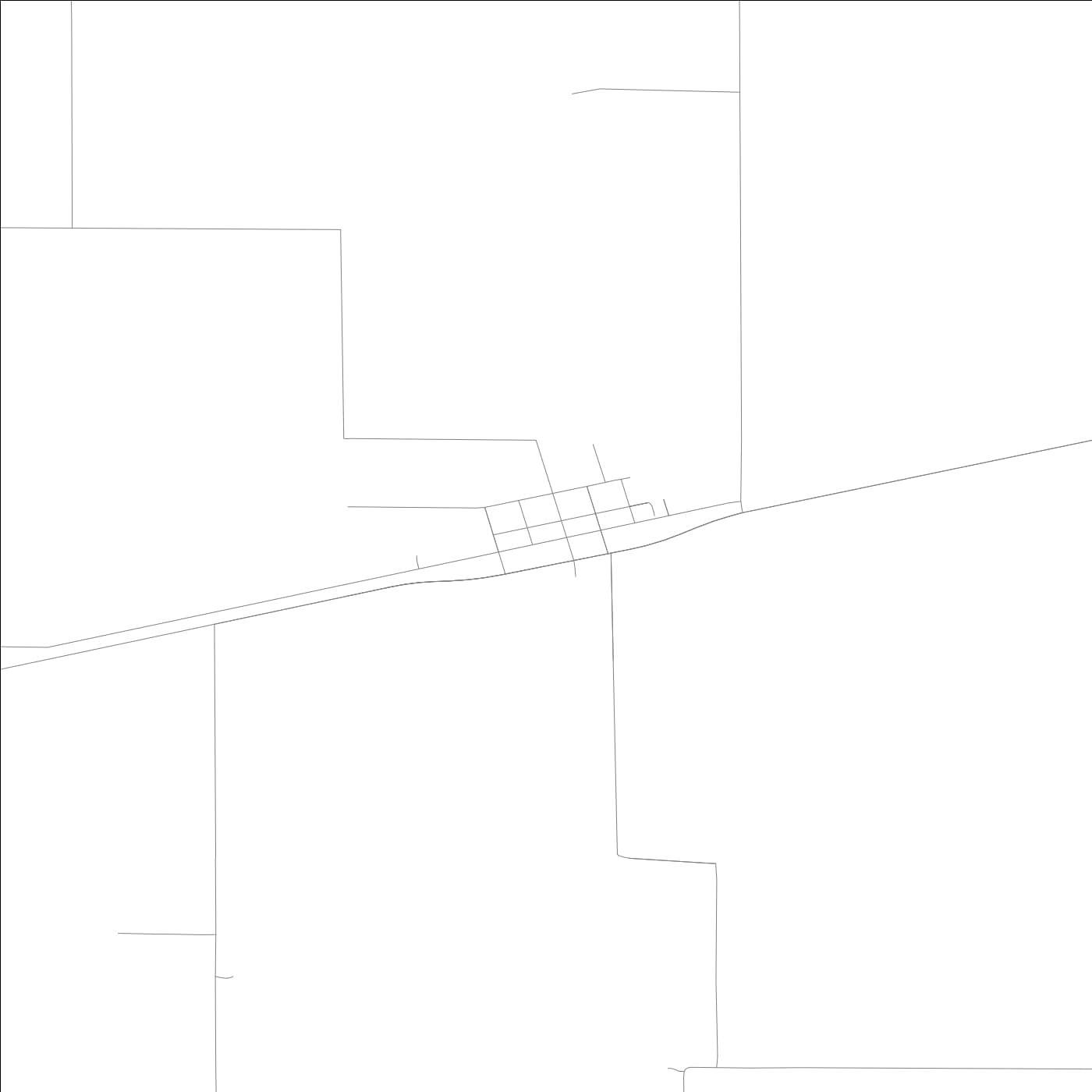 ROAD MAP OF GAYS, ILLINOIS BY MAPBAKES