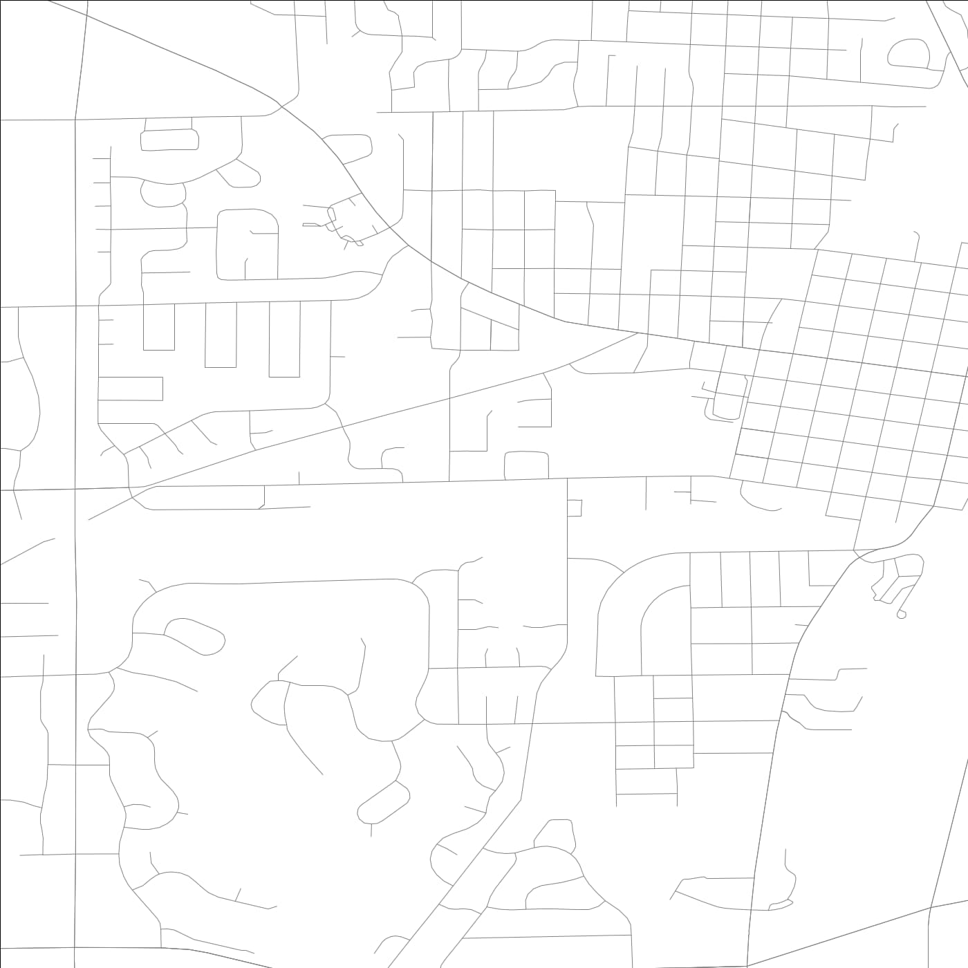 ROAD MAP OF GENEVA, ILLINOIS BY MAPBAKES