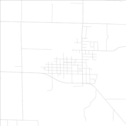 ROAD MAP OF GERMANTOWN, ILLINOIS BY MAPBAKES