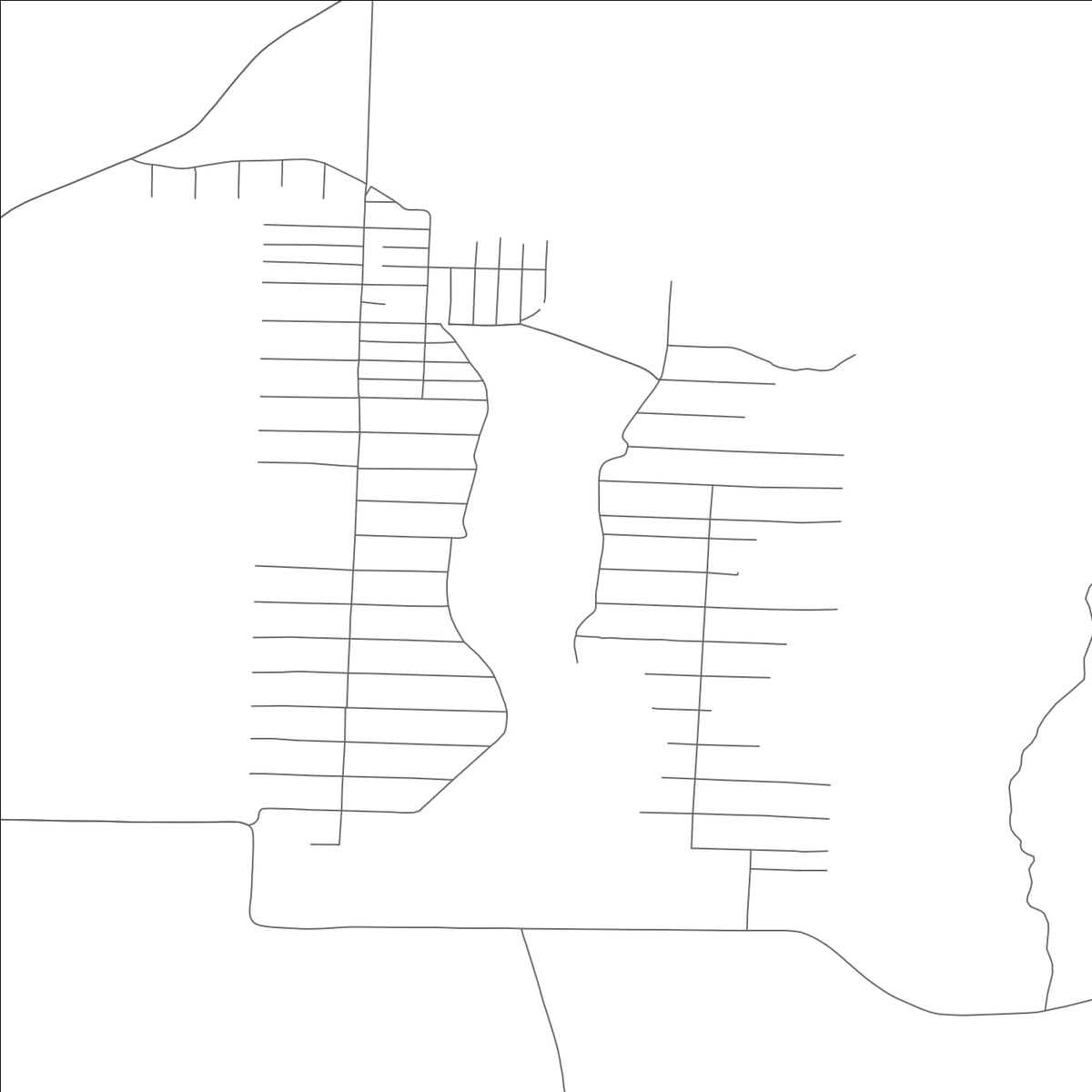 ROAD MAP OF IRON MOUNTAIN LAKE, MISSOURI BY MAPBAKES