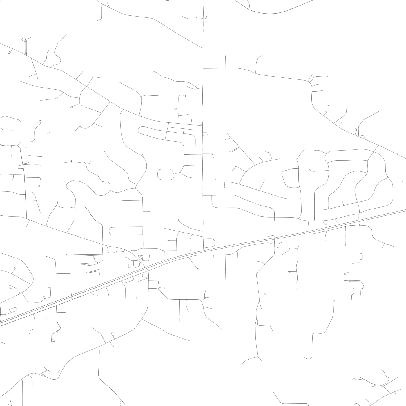 ROAD MAP OF GERMANTOWN HILLS, ILLINOIS BY MAPBAKES