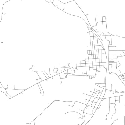 ROAD MAP OF IRONTON, MISSOURI BY MAPBAKES