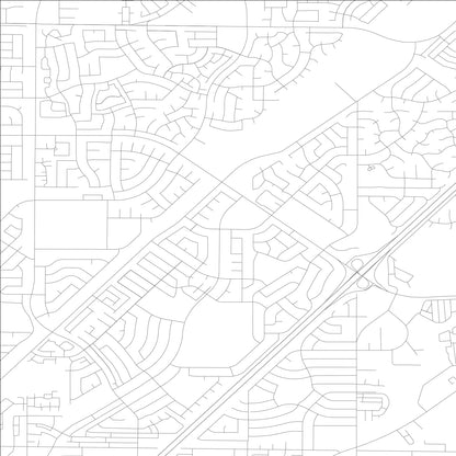 ROAD MAP OF FOOTHILL FARMS, CALIFORNIA BY MAPBAKES