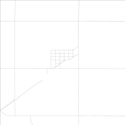 ROAD MAP OF LANESBORO, LOWA BY MAPBAKES