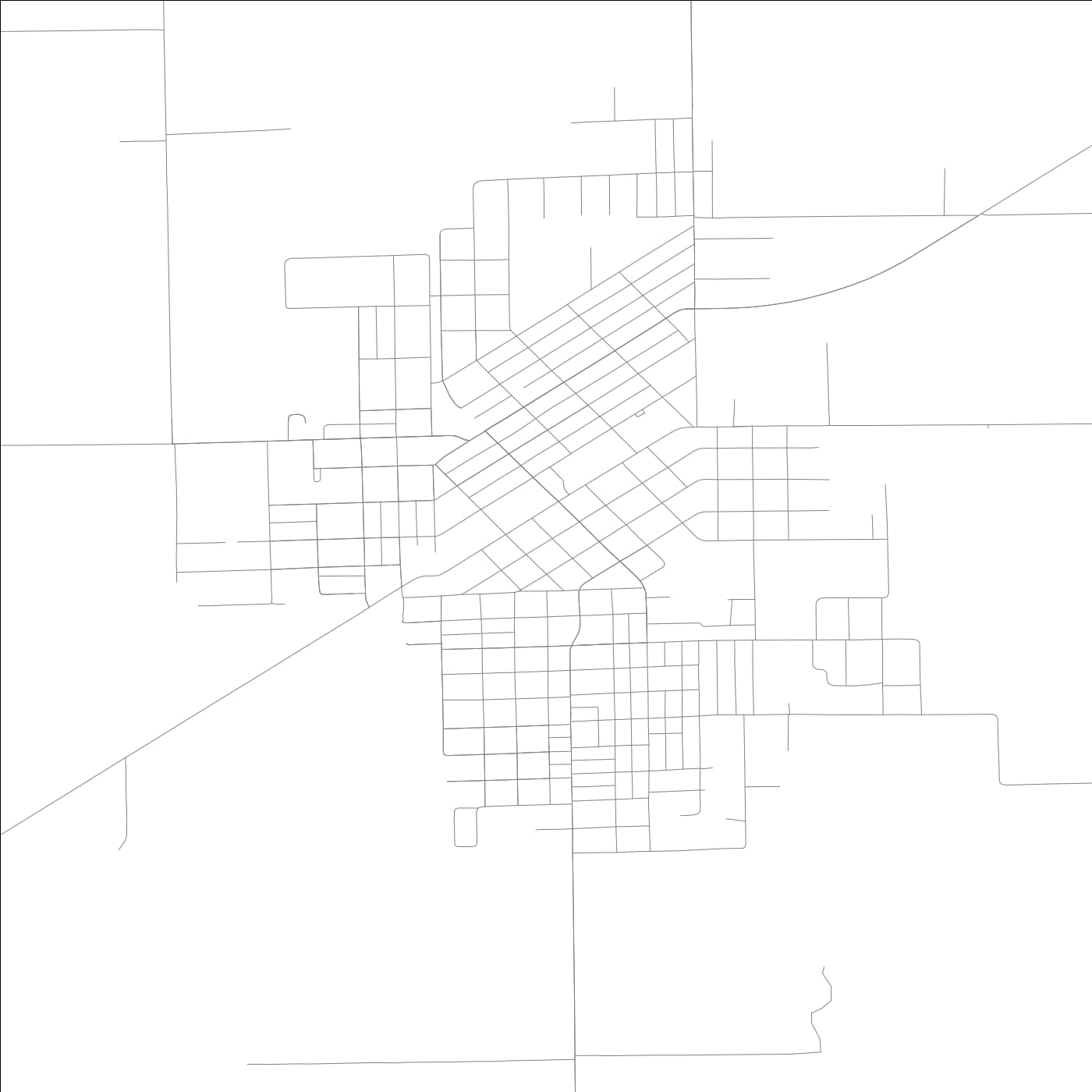 ROAD MAP OF GILLESPIE, ILLINOIS BY MAPBAKES