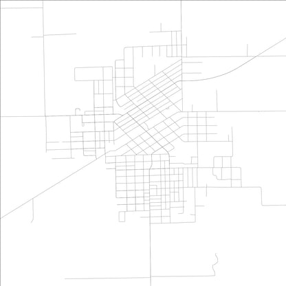 ROAD MAP OF GILLESPIE, ILLINOIS BY MAPBAKES