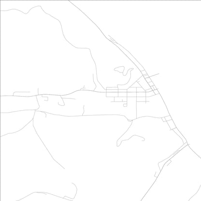 ROAD MAP OF LANSING, LOWA BY MAPBAKES